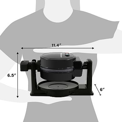 Elite Gourmet Nonstick Stuffed Waffle Maker