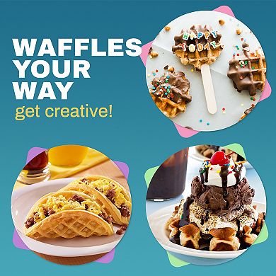 Elite Gourmet Nonstick Stuffed Waffle Maker