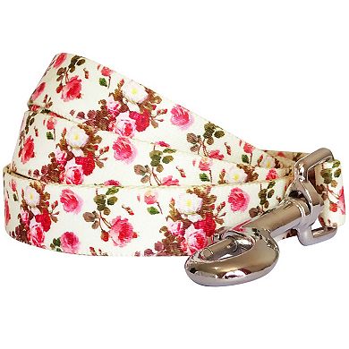 Blueberry Pet Spring Floral Ivory Dog Leash