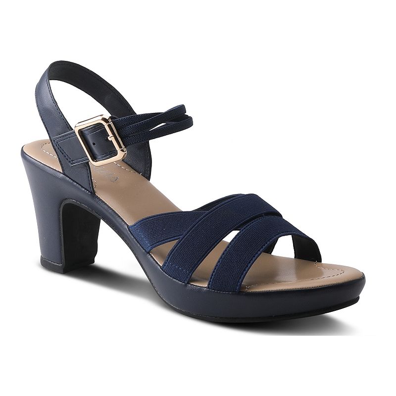 Navy blue sale sandals at kohl's