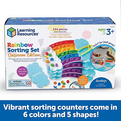 Learning Resources Rainbow Sorting Trays Classroom Edition