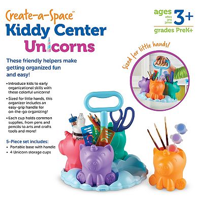 Learning Resources Create-a-Space Kiddy Center: Unicorns!