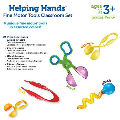 Learning Resources Helping Hands Fine Motor Tools Classroom Set