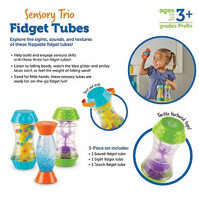 Learning Resources Sensory Trio Fidget Tubes