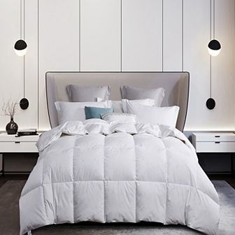 Martha Stewart White Goose Down & Feather All-Season Comforter