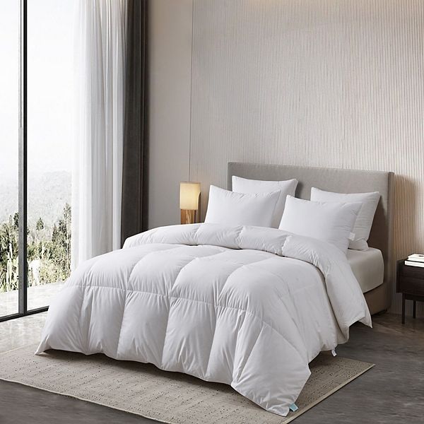 Twin All Seasons Cotton Blend Hungarian Goose Down Comforter - Martha Stewart