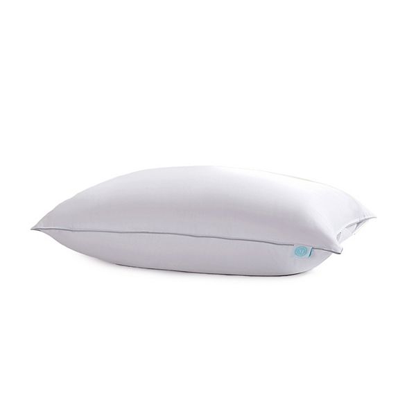 Martha Stewart King Medium Firm Down Bed Pillow: 400 Thread Count Cotton, White Duck Feather & Down Fill