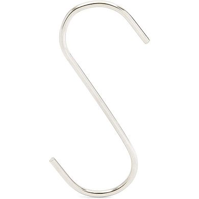 Metal S Shaped Hooks, Stainless Steel Hangers Bulk Set (3.9 in, 50 Pack)