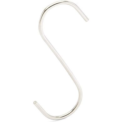 Metal S Shaped Hooks, Stainless Steel Hangers Bulk Set (3.9 in, 50 Pack)