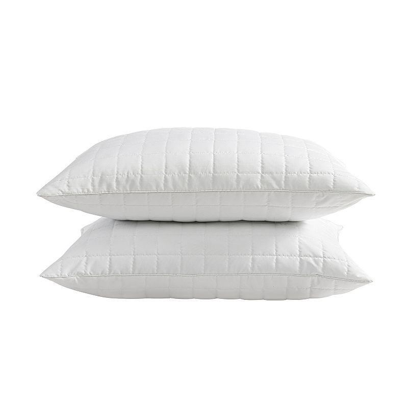 Blue Ridge Activ Shredded Memory Foam 2-piece Pillow Set, White, King
