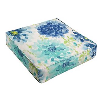 Sorra Home Gardenia Seaglass Outdoor/Indoor Corded Deep Seating Cushion