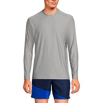 Men's Lands' End UPF 50 Long Sleeve Swim Shirt