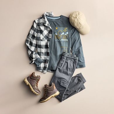 Boys 8-20 Sonoma Goods For Life® Flannel Shirt in Regular & Husky