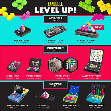 Educational Insights Kanoodle Pyramid Brain Teaser Puzzle Game