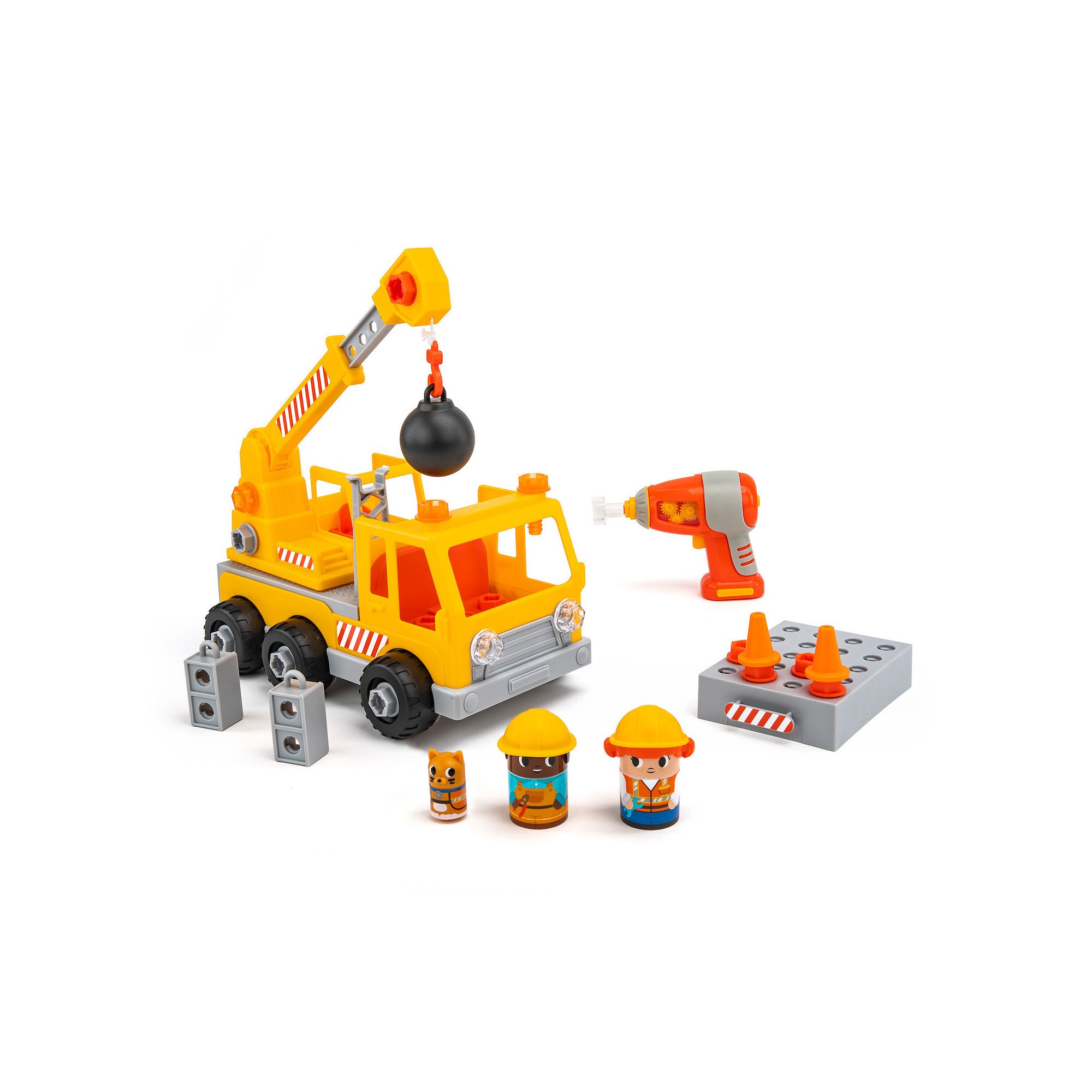 Educational Insights Design & Drill Bolt Buddies Crane STEM Toy, Multi
