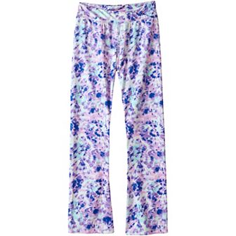 Girls 10-16 Plus Size Lands' End High Waisted Active Flare Leggings