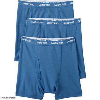 Big & Tall Lands' End 3-Pack Knit Boxer Briefs