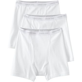 Big & Tall Lands' End 3-Pack Knit Boxer Briefs