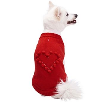 Blueberry Pet Dog Heart Designer Sweater For Love of Pets