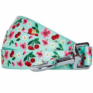 Blueberry Pet Dog Cherry Garden Floral Leash