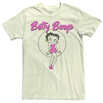 Juniors' Betty Boop Stand Circle Graphic Tee