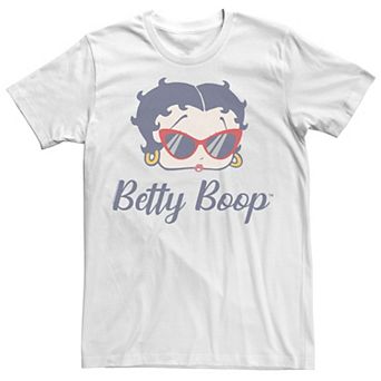 Juniors' Betty Boop Red Cat Eye Sunglasses Graphic Tee