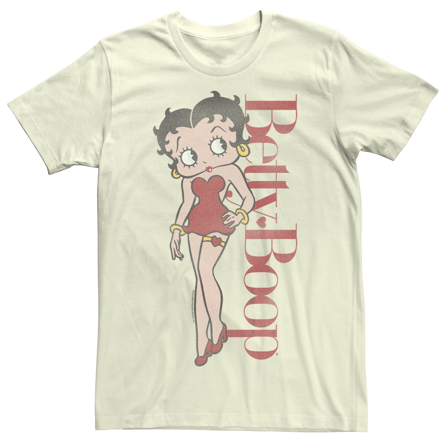 betty boop t shirt dress Vintage Betty Boop Heart Logo Y2K 2000 T Shirt Dress Womens OSFA