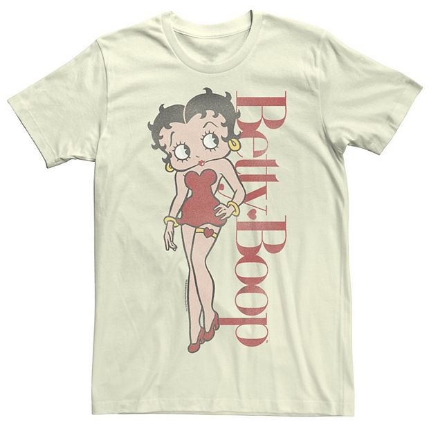 Juniors' Betty Boop Red Polka Dot Dress Graphic Tee