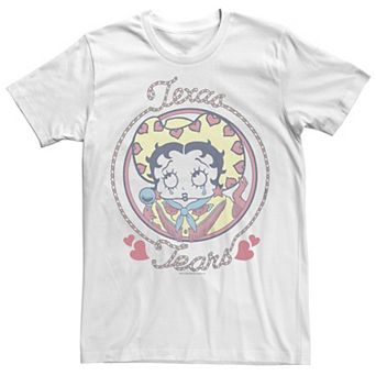 Juniors' Betty Boop Cowgirl Texas Tears Graphic Tee