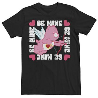 Juniors' Care Bears Be Mine Heart Box Graphic Tee
