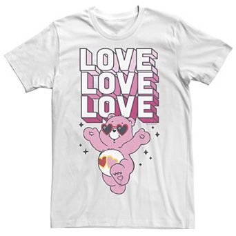 Juniors' Care Bears Love Stack Graphic Tee