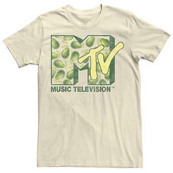 Juniors' MTV Avocado Print MTV Logo Graphic Tee
