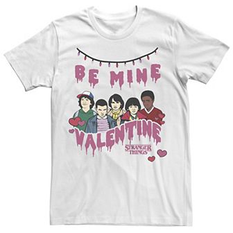 Juniors' Stranger Things Be Mine Valentines Tee