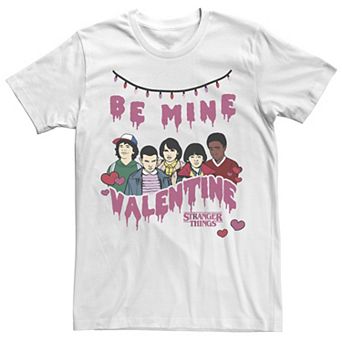 Juniors' Stranger Things Be Mine Valentines Tee
