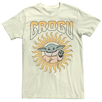 Juniors' Star Wars The Mandalorian Grogu Sun Vibes Tee