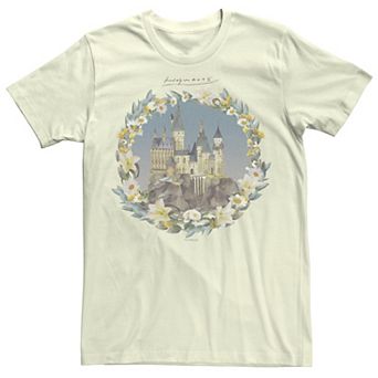 Juniors' Harry Potter Deathly Hallows 2 Hogwarts Watercolor Art Tee