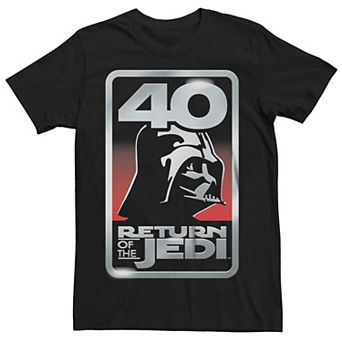 Men's Star Wars The Return Of The Jedi Fortieth Logo Tee