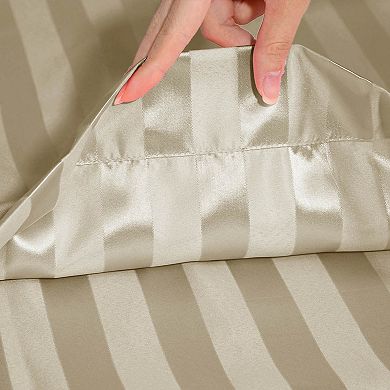 2 PCS Soft Silky Satin Pillowcases Better for Hair and Face Queen(20"x30")