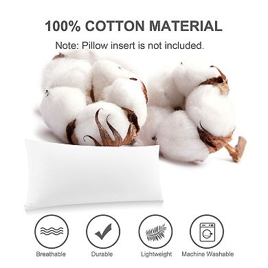 100% Cotton Body Pillowcases 1Pcs Soft with Zipper Closure Body(20"x54")