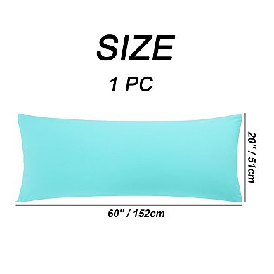 Pillow Cases Zipper Covers Egyptian Cotton For Hair and Skin (20"x60")