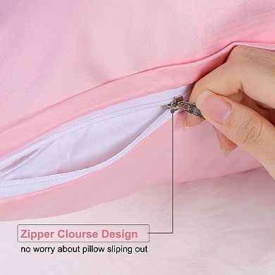 2PCS Soft Silky Satin Pillow Cases Covers Standard(20"x26")