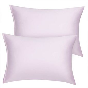2 pc Soft Silky Satin Pillow Cases Covers Standard(20"x26")
