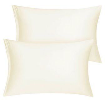 2 pc Soft Silky Satin Pillow Cases Covers Standard(20"x26")