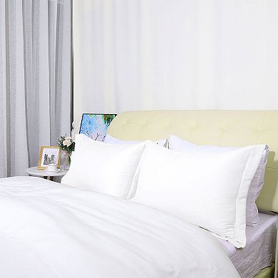 2pcs Microfiber Pair No Zipper Pillowcases King 20"x36"