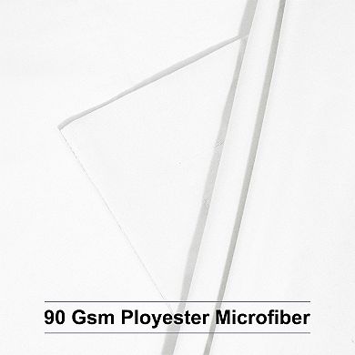 2pcs Microfiber Pair No Zipper Pillowcases King 20"x36"