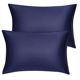 2 pc Soft Silky Satin Pillow Cases Covers Travel(14"x20")
