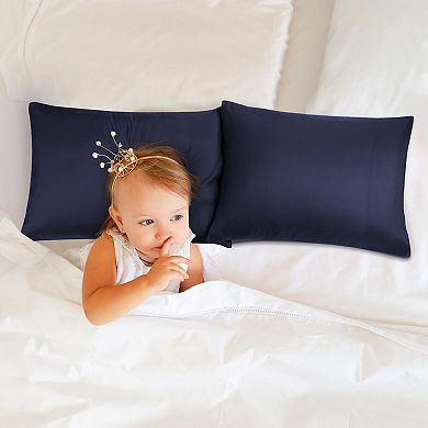 2pcs Microfiber, No Wrinkle, Pillow Cases Travel(14"x20")