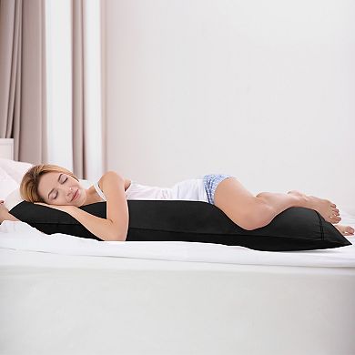 Body Pillowcase Soft Cotton 1PC with Zipper Closure 20"x55"