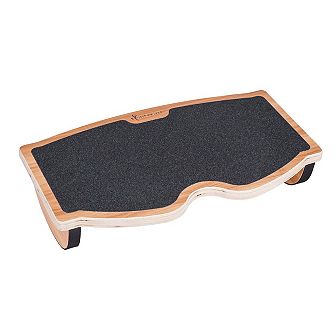 Wooden Rocking Under Desk Foot Rest, Non-Slip Stool For Home And Office
