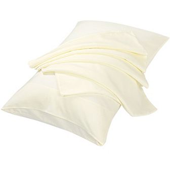 2 pc Microfiber, No Wrinkle, Pillow Cases King(20"x36")